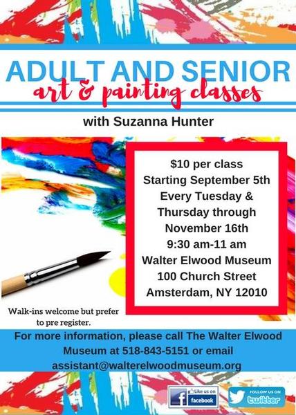 Adult & Senior Art and Painting Class 9/5-11/16