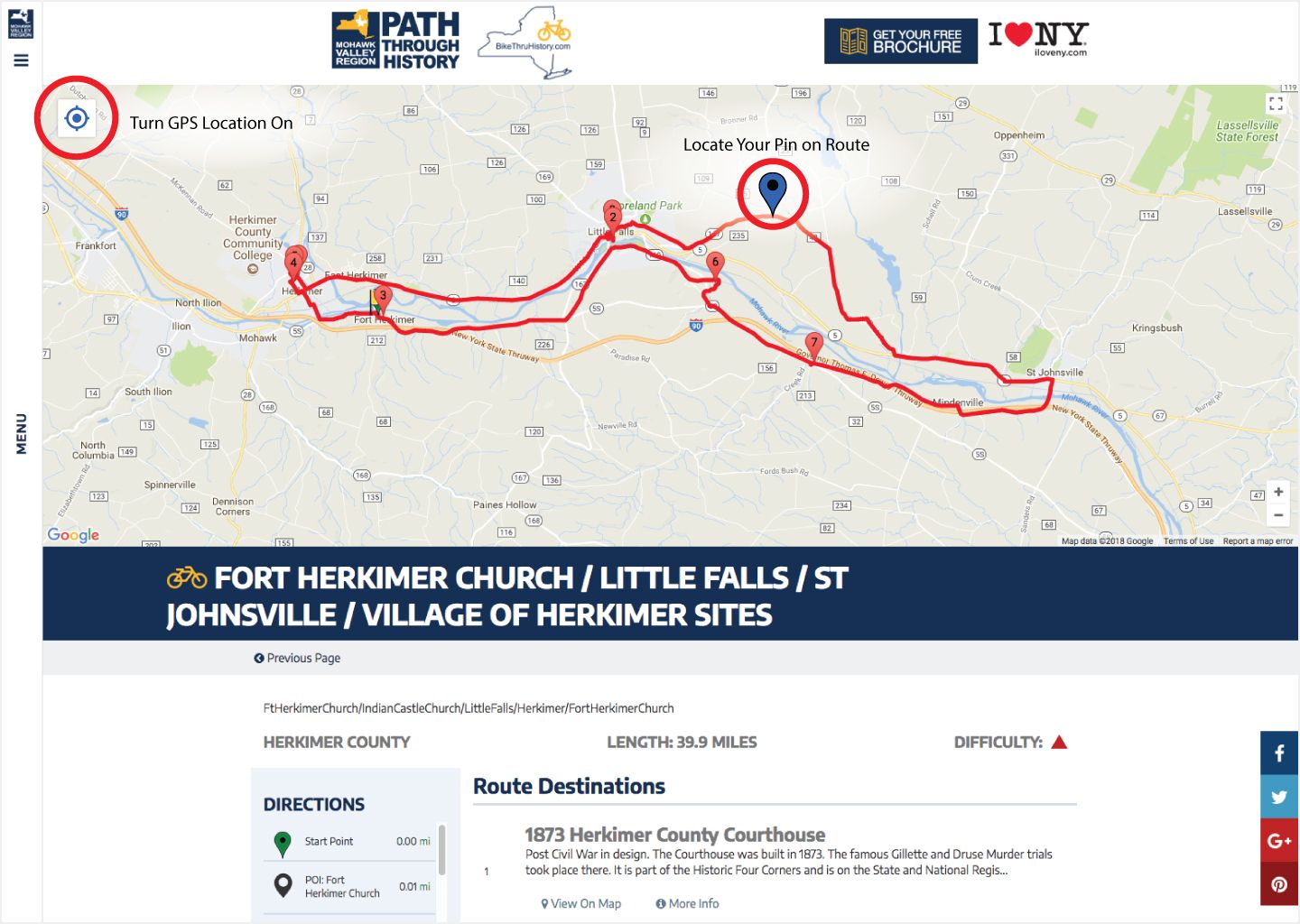 GPS Map Mockup